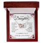 To My Daughter | Baby Girl | Interlocking Hearts Necklace