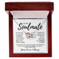 To My Soulmate | In Your Eyes | Interlinking Hearts Necklace