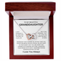 To My Beautiful Granddaughter | Wherever Your Journey | Interlocking Hearts Necklace