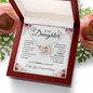 To My Daughter | Baby Girl | Interlocking Hearts Necklace