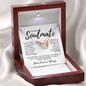 To My Soulmate | In Your Eyes | Interlinking Hearts Necklace
