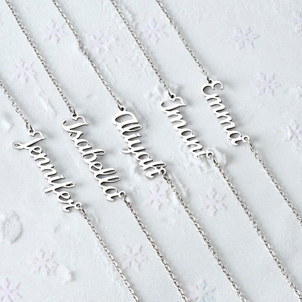 Bonus Daughter | Life Gave Me You | Personalized Name Necklace