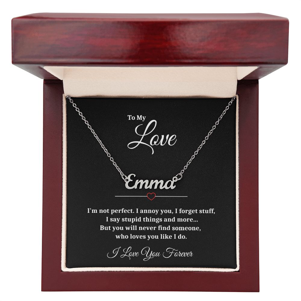 To My Love | Personalized Name Necklace