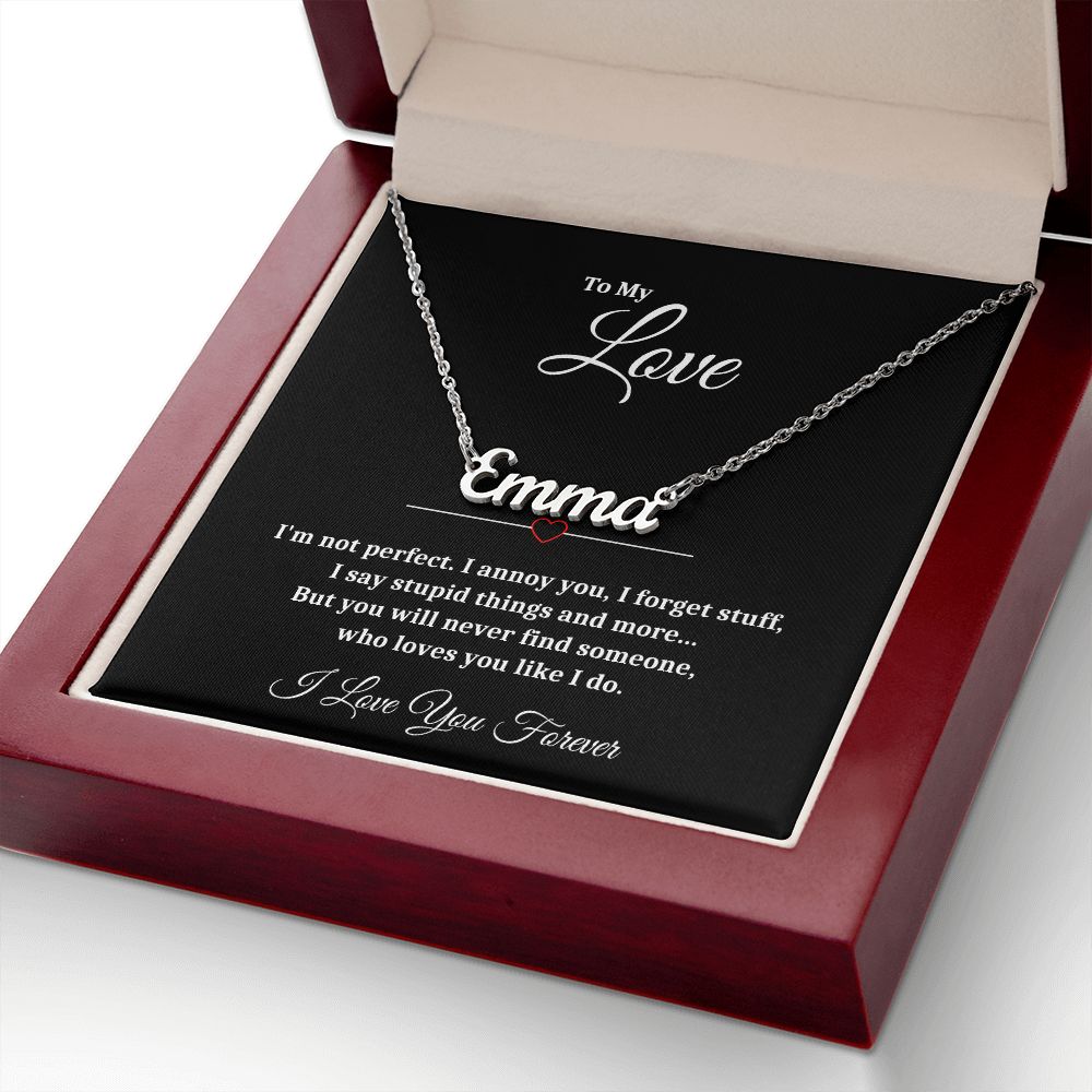 To My Love | Personalized Name Necklace