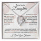To My Lovely Daughter | Always In My Heart | Forever Love Necklace