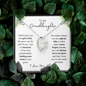 To My Granddaughter | The Gift of You | Forever Love Necklace