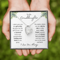 To My Granddaughter | The Gift of You | Forever Love Necklace