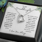 To My Granddaughter | The Gift of You | Forever Love Necklace