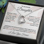 To My Lovely Daughter | Always In My Heart | Forever Love Necklace