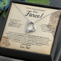 To My Amazing Daughter | Stay Fierce! | Forever Love Necklace