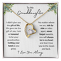 To My Granddaughter | The Gift of You | Forever Love Necklace