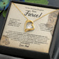 To My Amazing Daughter | Stay Fierce! | Forever Love Necklace