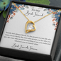 To My Best Friend Family Isn't Always Blood Forever Love Necklace