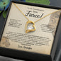 To My Granddaughter | Stay Fierce! | Forever Love Necklace