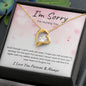 I'm Sorry | Never Want to Hurt You (Pink) | Forever Love Necklace