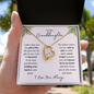 To My Granddaughter | The Gift of You | Forever Love Necklace