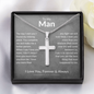 To My Man | My Missing Piece | Cross Necklace