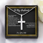 To My Husband | Never Forget | Cross Necklace