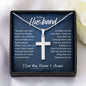 To My Husband | I Found My Missing Piece | Cross Necklace