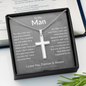 To My Man | My Missing Piece | Cross Necklace