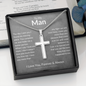 To My Man | My Missing Piece | Cross Necklace