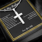 To My Husband | Never Forget | Cross Necklace