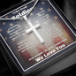 To Our Brave Soldier | The Lord Is My Strength Cross Necklace