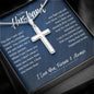 To My Husband | I Found My Missing Piece | Cross Necklace
