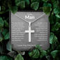 To My Man | My Missing Piece | Cross Necklace