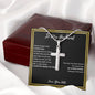 To My Husband | Never Forget | Cross Necklace