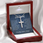 To My Husband | I Found My Missing Piece | Cross Necklace