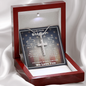 To Our Brave Soldier | The Lord Is My Strength Cross Necklace