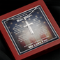 To Our Brave Soldier | The Lord Is My Strength Cross Necklace