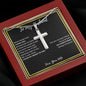 To My Husband | Never Forget | Cross Necklace