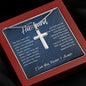 To My Husband | I Found My Missing Piece | Cross Necklace