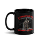 A Christian Man Without Prayer is Like a Warrior Without a Sword | Black Glossy Mug