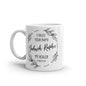 I Trust Your Name | Yahweh Rapha My Healer | White Glossy Mug