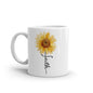 Sunflower Faith | White Glossy Mug