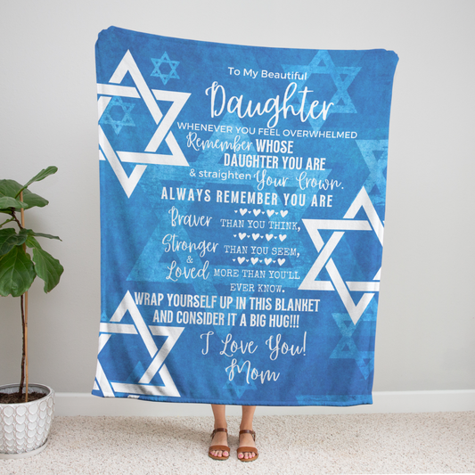 (50% OFF!) Personalizable Daughter of The King Blanket