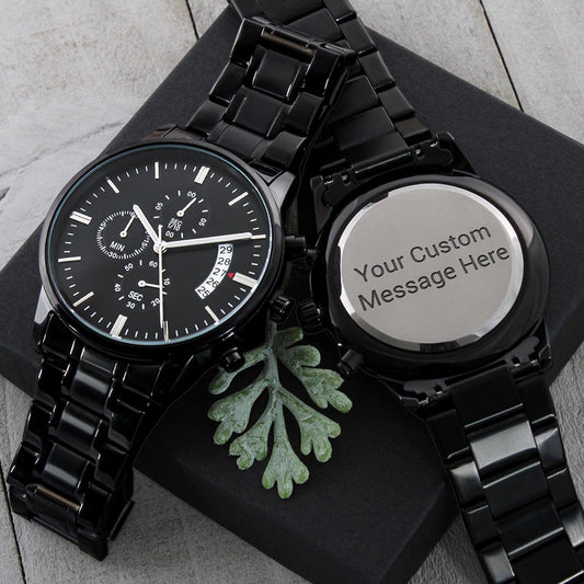 Men's Personalized Engraved Watch