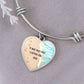 Footprints- It Was Then That I Carried You Bracelet (Engraving Optional)