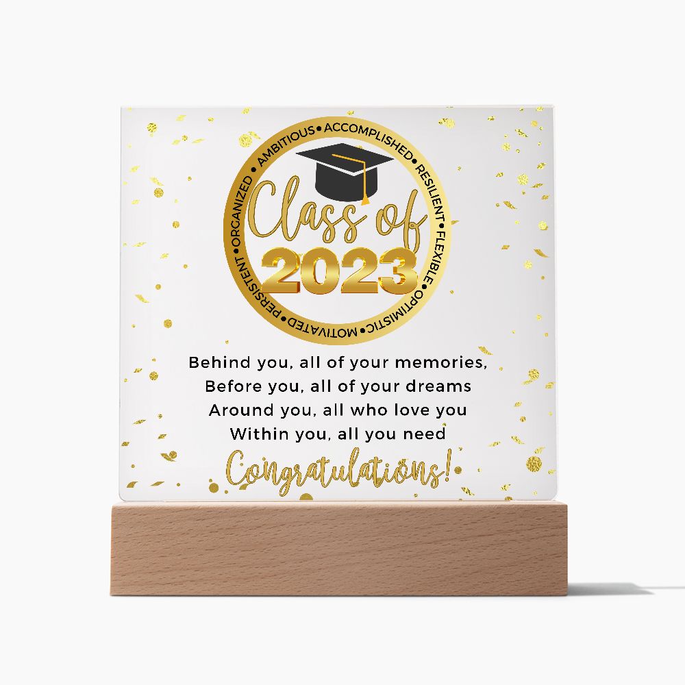 Class of 2023 | Within You All You Need | Graduation Plaque (with LED OPTION)