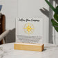 Follow Your Compass | Acrylic Plaque (with LED OPTION)