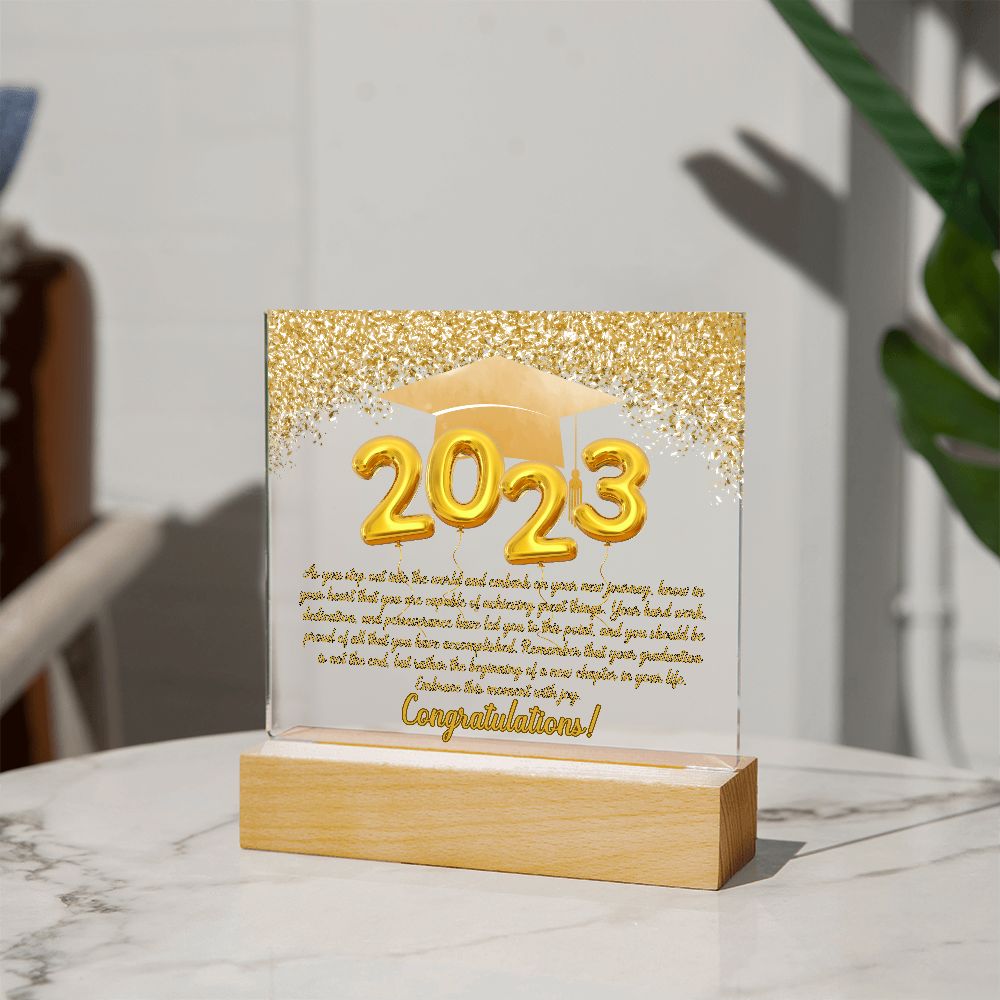 Class of 2023 | Your New Journey | Graduation Plaque (with LED OPTION)