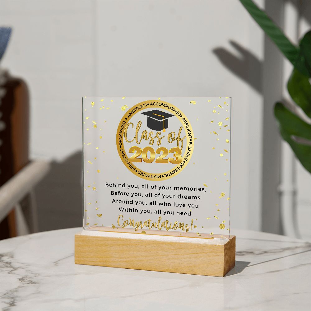 Class of 2023 | Within You All You Need | Graduation Plaque (with LED OPTION)