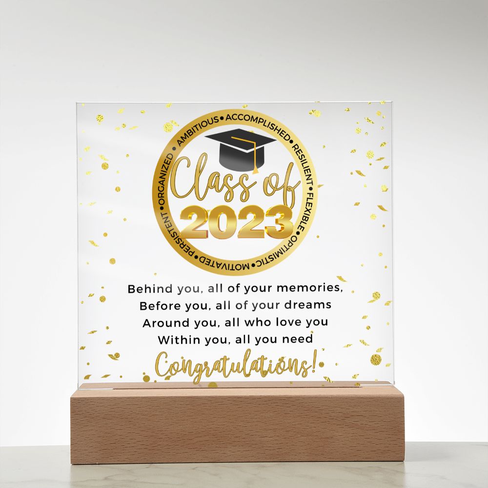 Class of 2023 | Within You All You Need | Graduation Plaque (with LED OPTION)