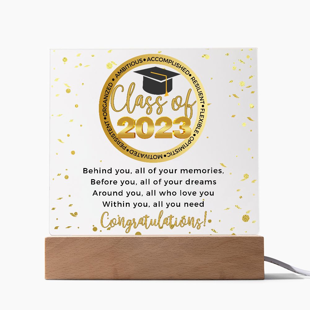 Class of 2023 | Within You All You Need | Graduation Plaque (with LED OPTION)