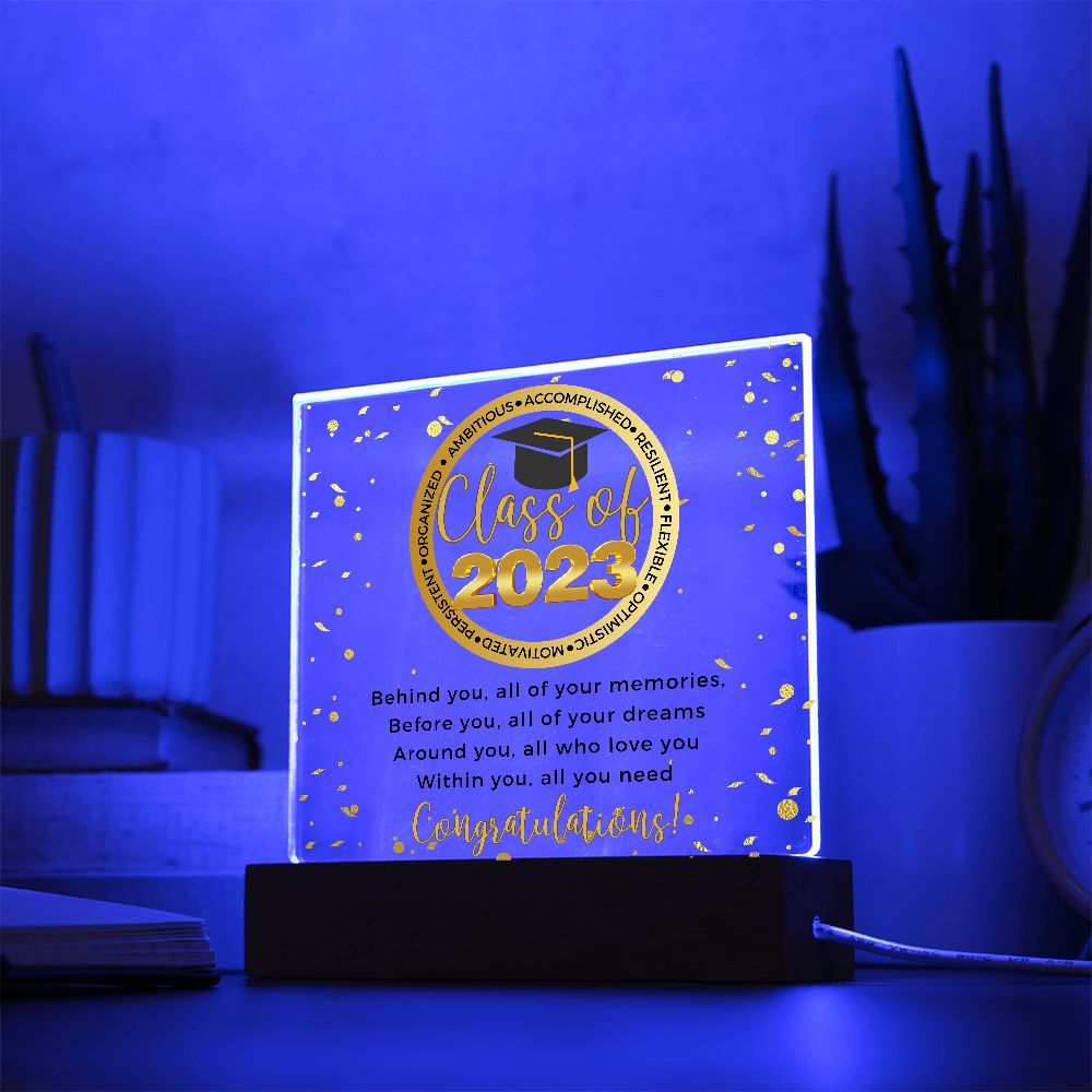 Class of 2023 | Within You All You Need | Graduation Plaque (with LED OPTION)