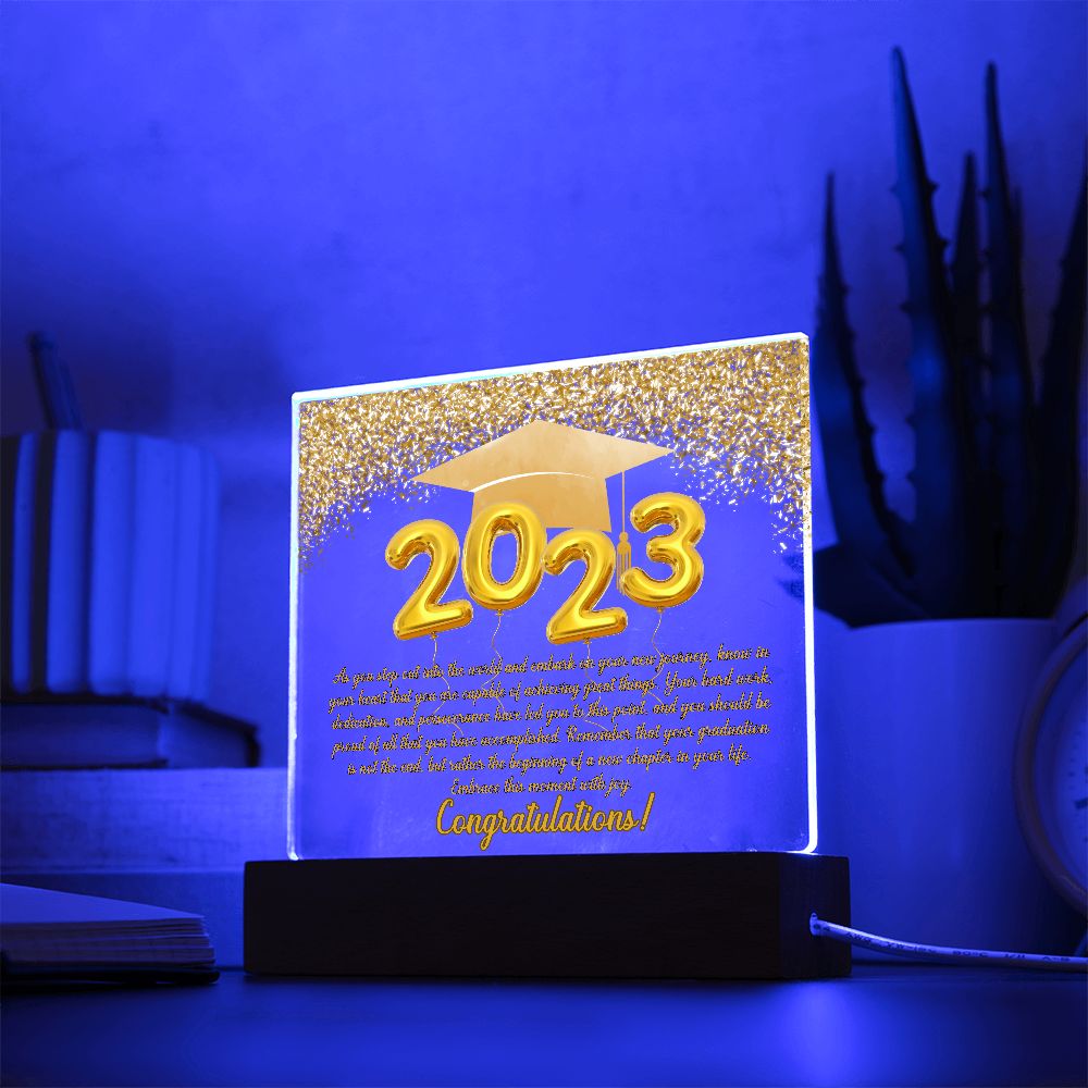 Class of 2023 | Your New Journey | Graduation Plaque (with LED OPTION)