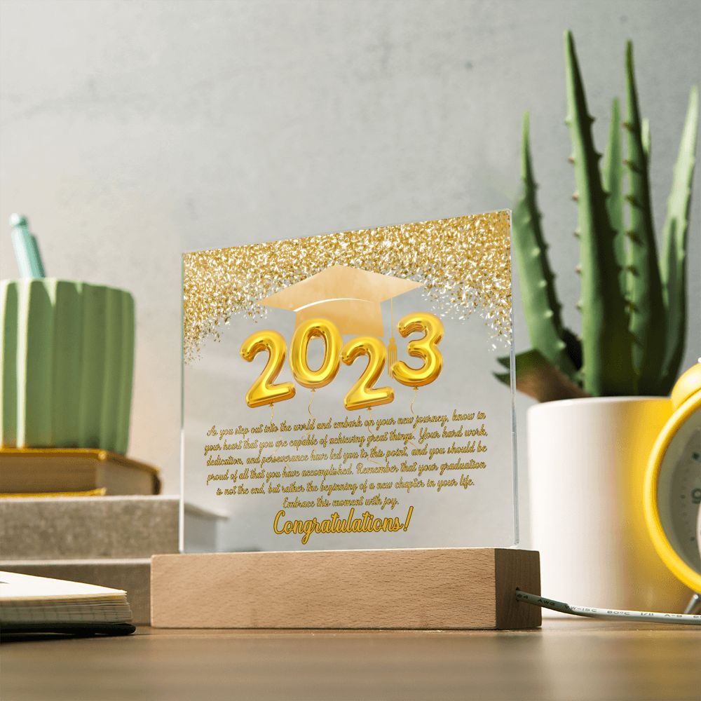 Class of 2023 | Your New Journey | Graduation Plaque (with LED OPTION)